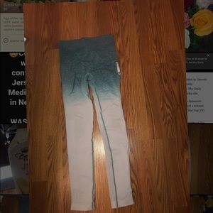 Gymshark XS Blue Ombré Leggings